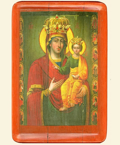 Богородицi Одигiтрiї з похвалою (стиль – пiзнe українське бароко)