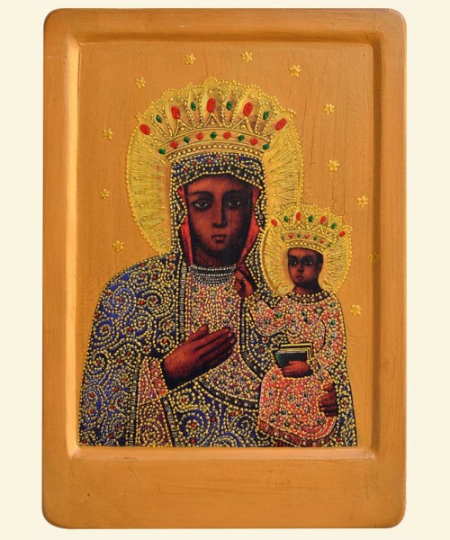 Це копiя чудотворної iкони Гошiвської Божої Матерi (XVII cт.)