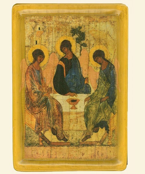 Пресвята Трiйця автор Андрiй Рубльов, (XV ст.)